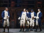 Image of Lin-Manuel Miranda and cast mates in 'Hamilton.'