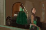 An illustration of the music video of deja vu