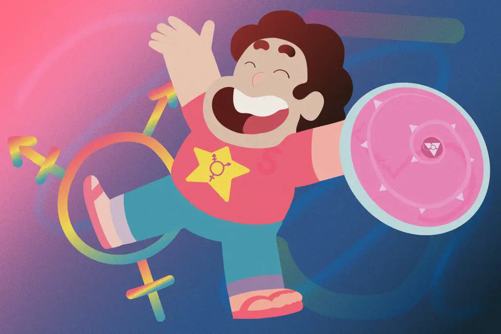 Illustration of Steven from Steven Universe smiling