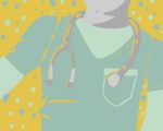 Illustration of a Grey's Anatomy character.