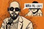 In an article about Andrew Tate, an illustration of him