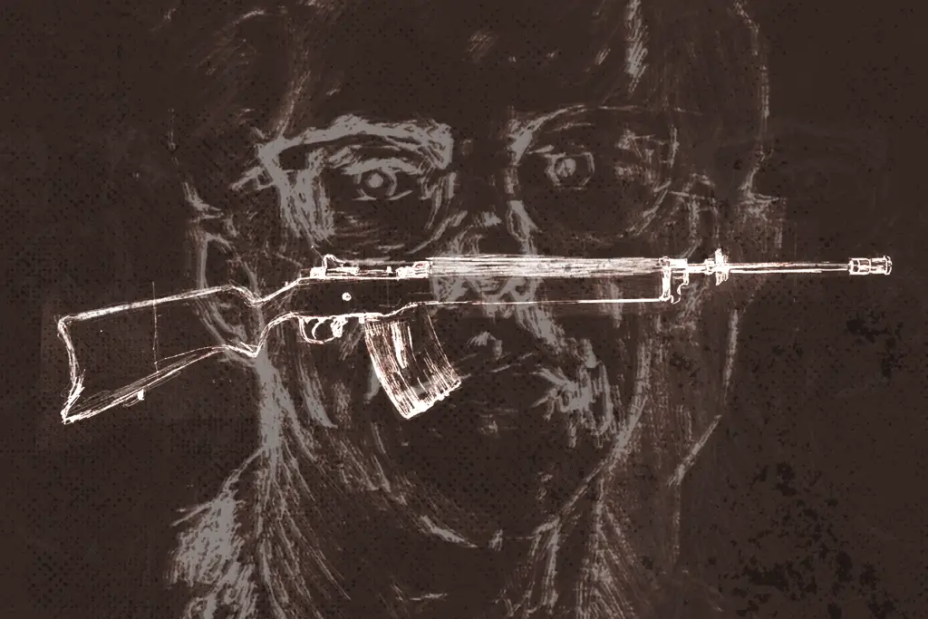 An illustration of the Butcher Baker and a rifle